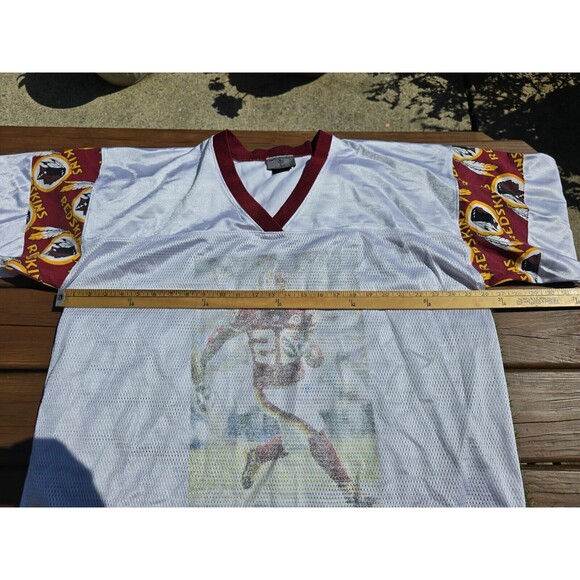 Throwback Stars Washington Redskins Style Jersey Clinton Portis? 3XL Made In USA - Picture 11 of 14